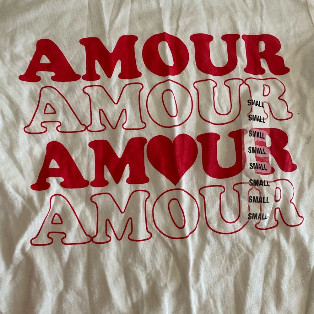 Amour Shirt
never worn